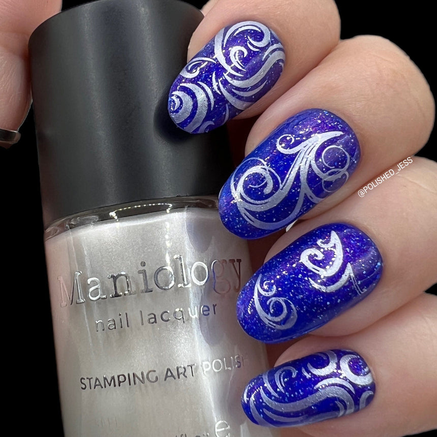 Swirls (M357) - Nail Stamping Plate