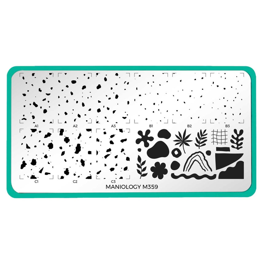 Terrazzo (M359) - Nail Stamping Plate