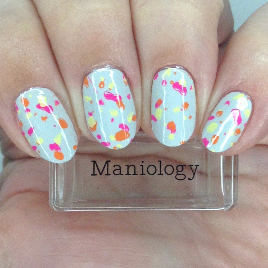 Terrazzo (M359) - Nail Stamping Plate