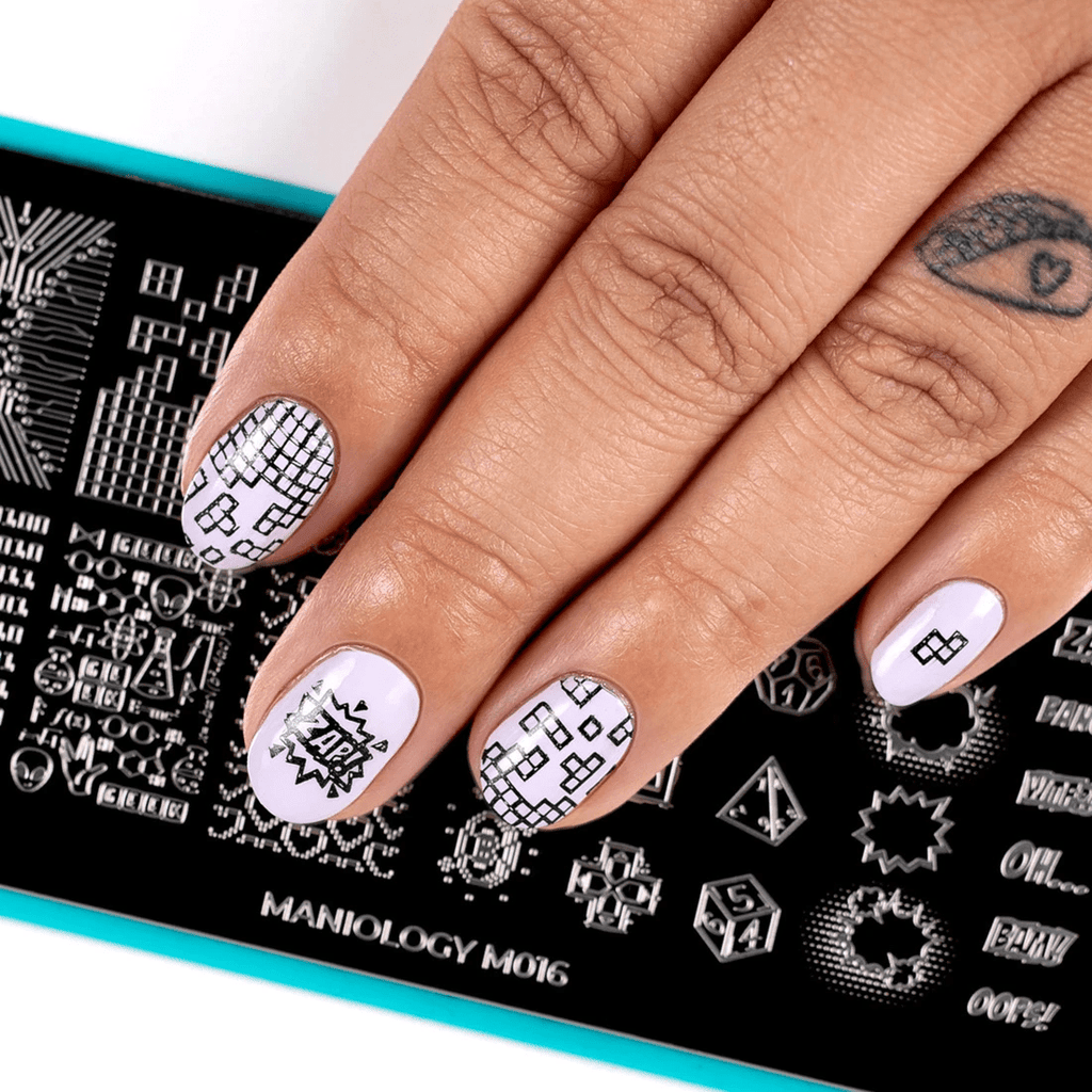 The Ultra Chic Geek - Set of 4 Nail Stamping Plates