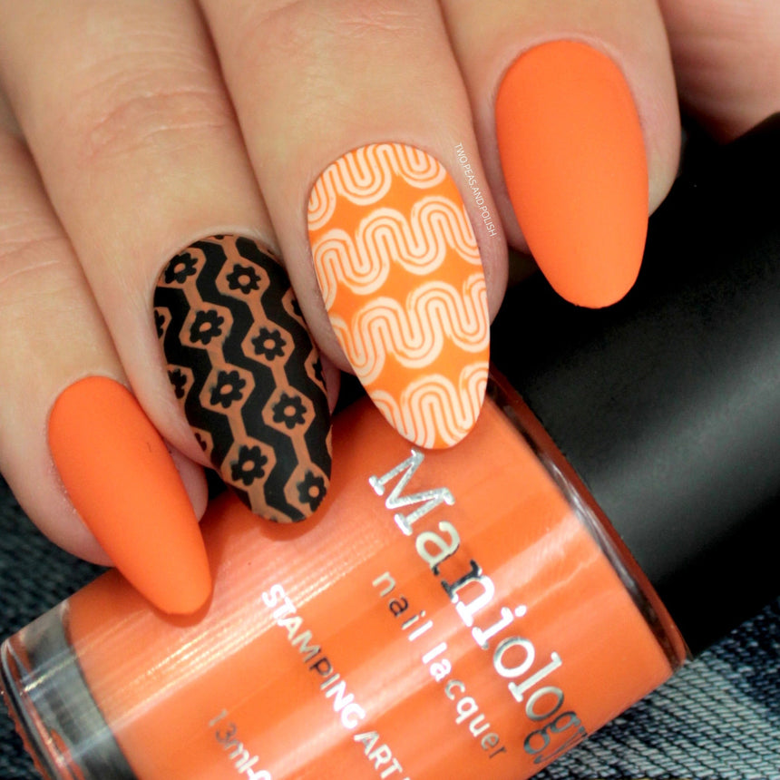 Pumpkin Head (B254) - Orange Cream Stamping Polish