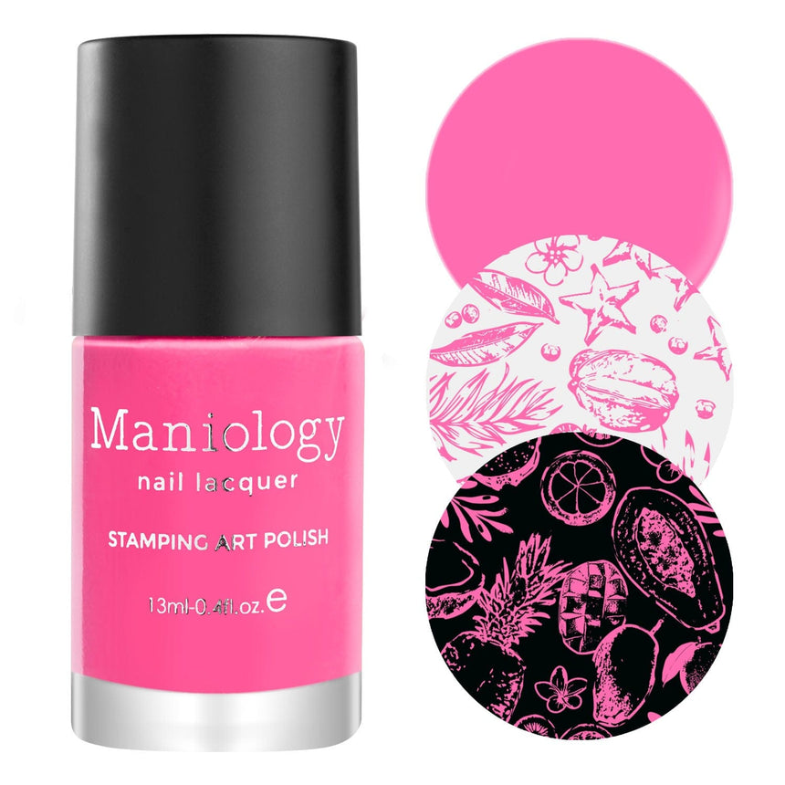 Tropicana: 3-Piece Cream Stamping Polish Set