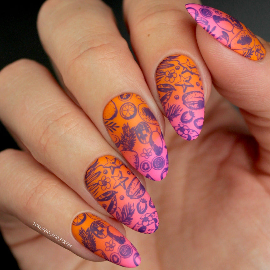 Tropicana: 3-Piece Cream Stamping Polish Set