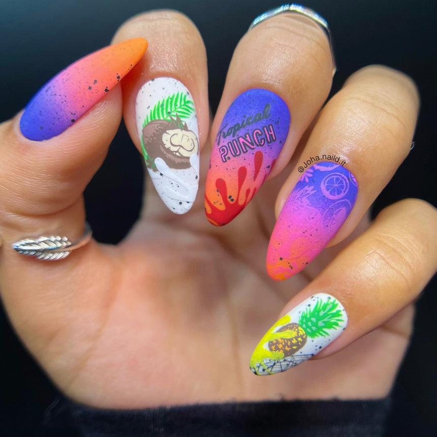 Tropicana (M296) - Nail Stamping Plate