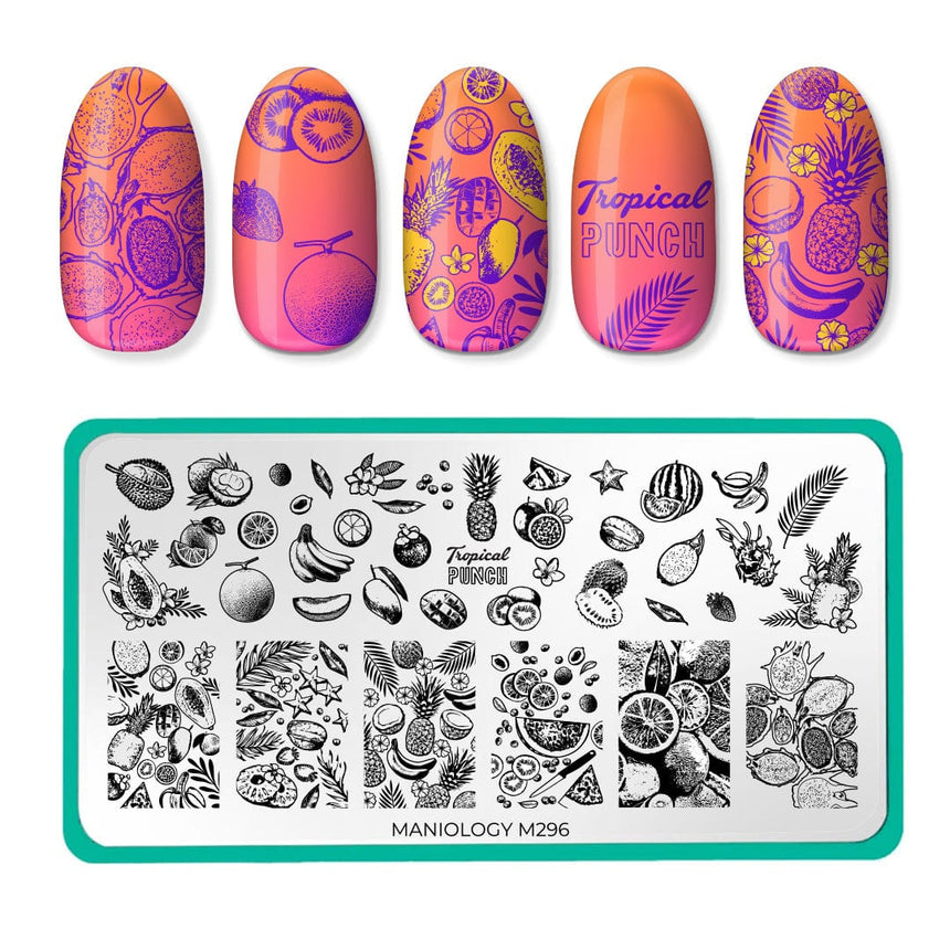 Tropicana (M296) - Nail Stamping Plate