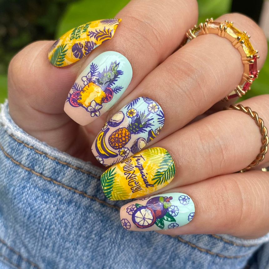 Tropicana (M296) - Nail Stamping Plate