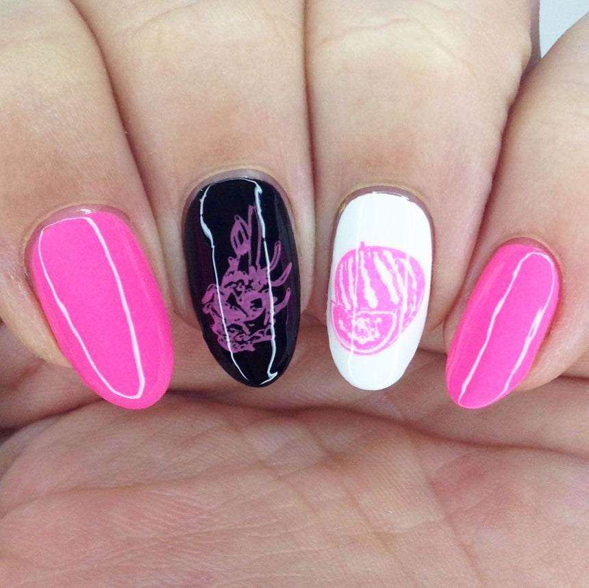 Tropicana: Pitaya (B435) - Pink Cream Stamping Polish