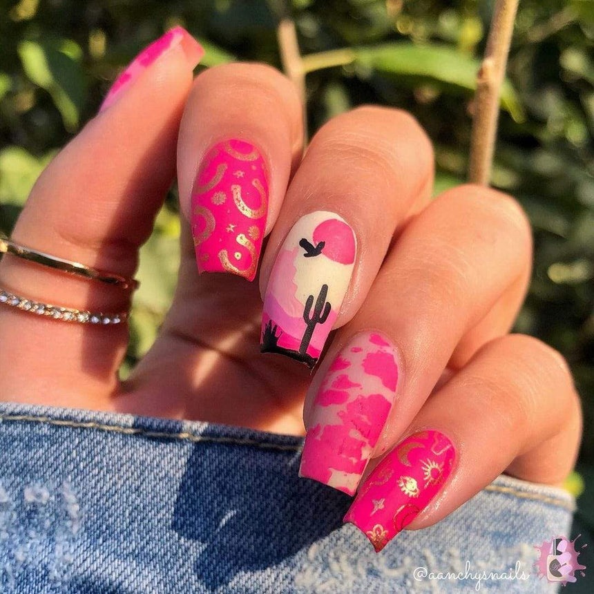 Wild West (m246) -Nail Stamping Plate