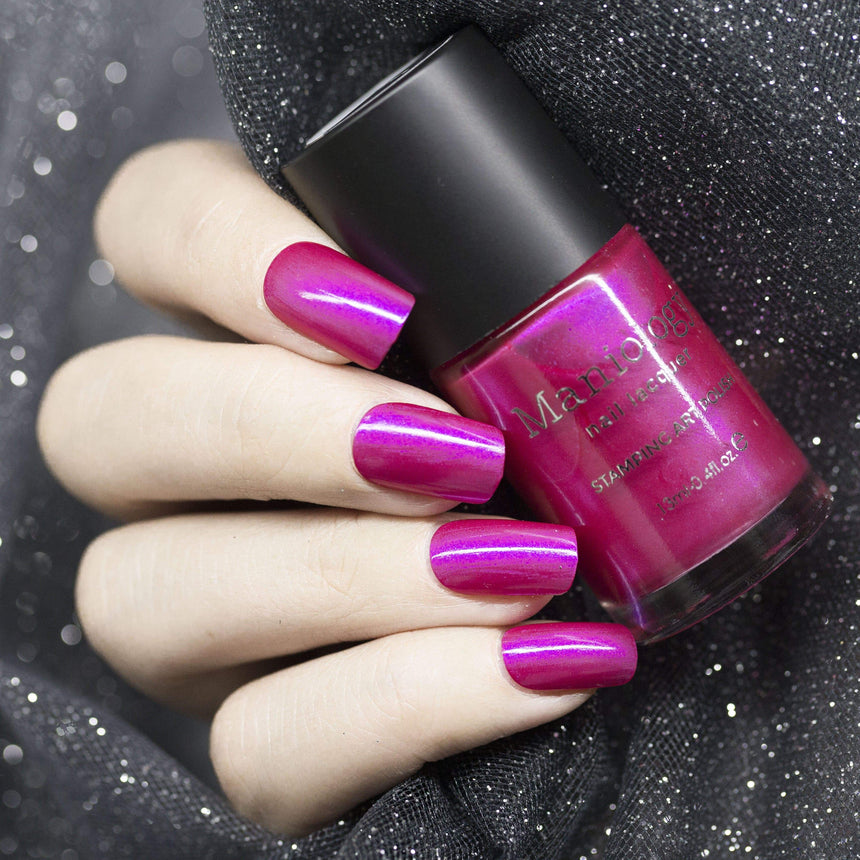 Wild Wings (B294) - Hot Pink Duochrome Stamping Polish