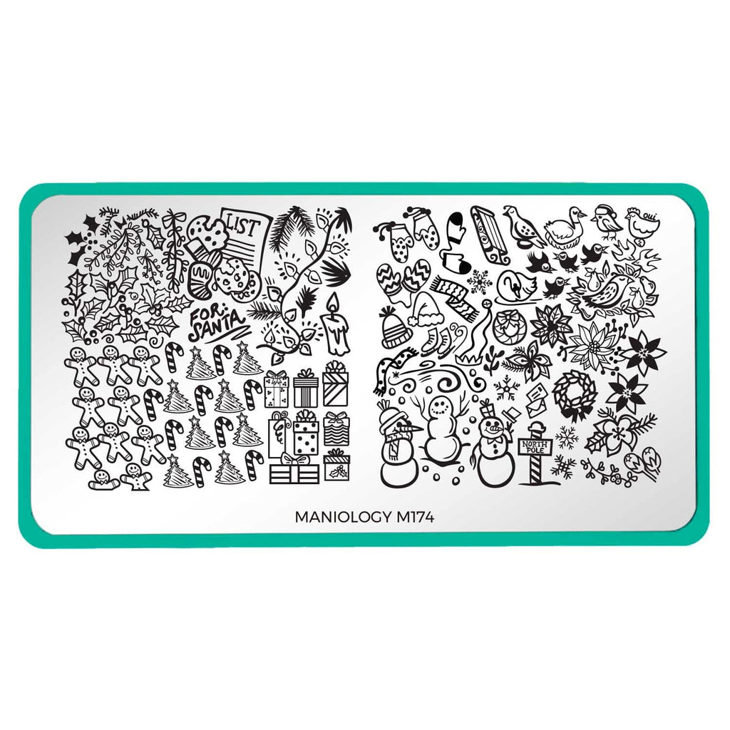 NAIL STAMPING PLATE Christmas #XY01 - TDI, Inc