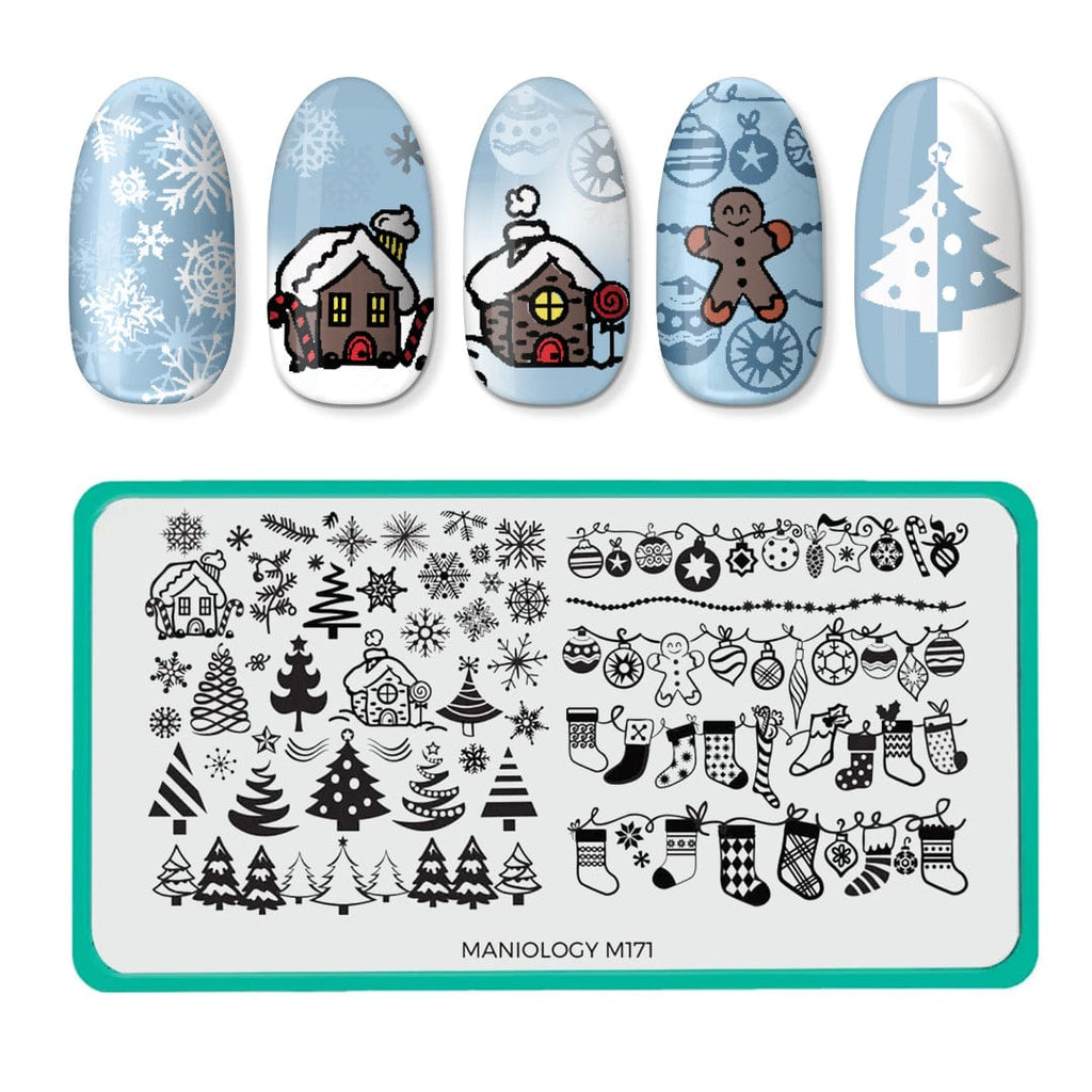 Nail Art Stamping Plates Set  Christmas Collection I – Winstonia