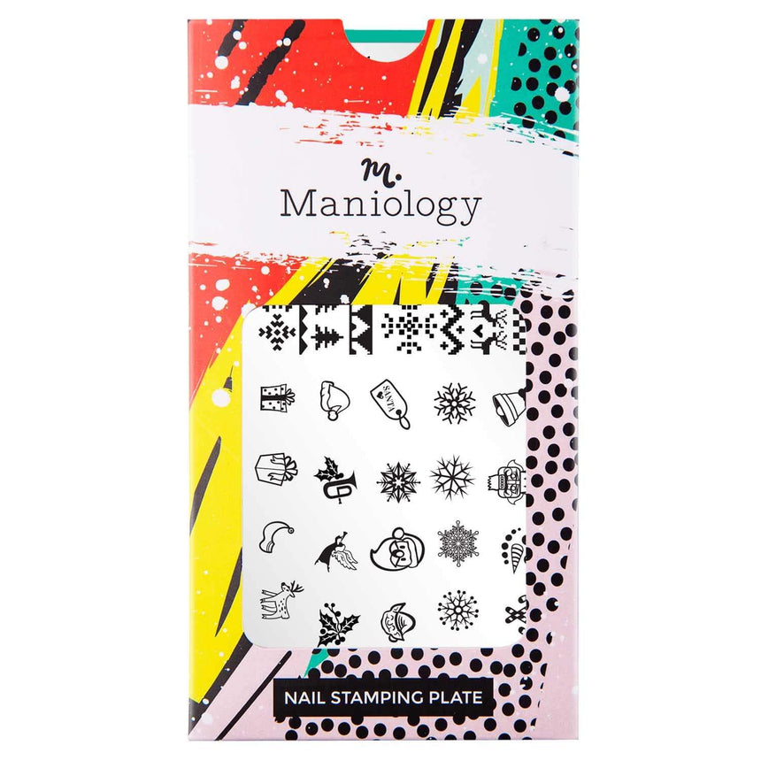 Winter Occasions XL: Ugly Sweater/Holly Jolly (m173) - Nail Stamping Plate