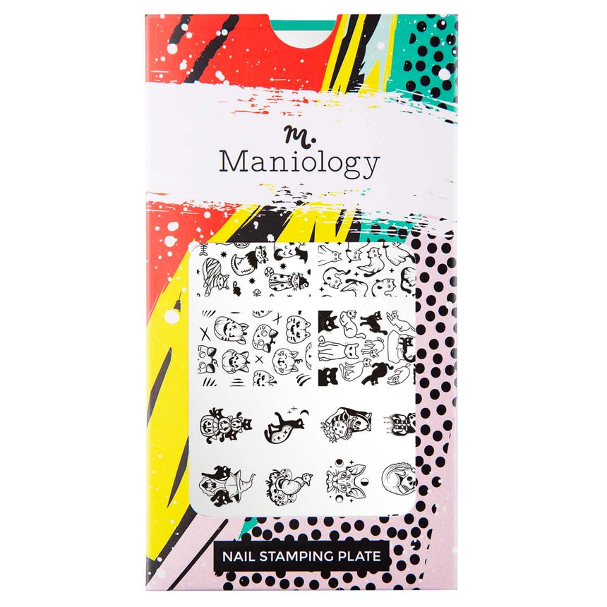 Witch's Familiar (M313) - Nail Stamping Plate