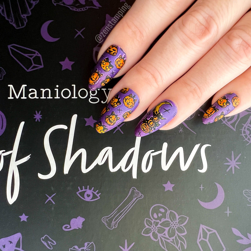 Witch's Familiar (M313) - Nail Stamping Plate