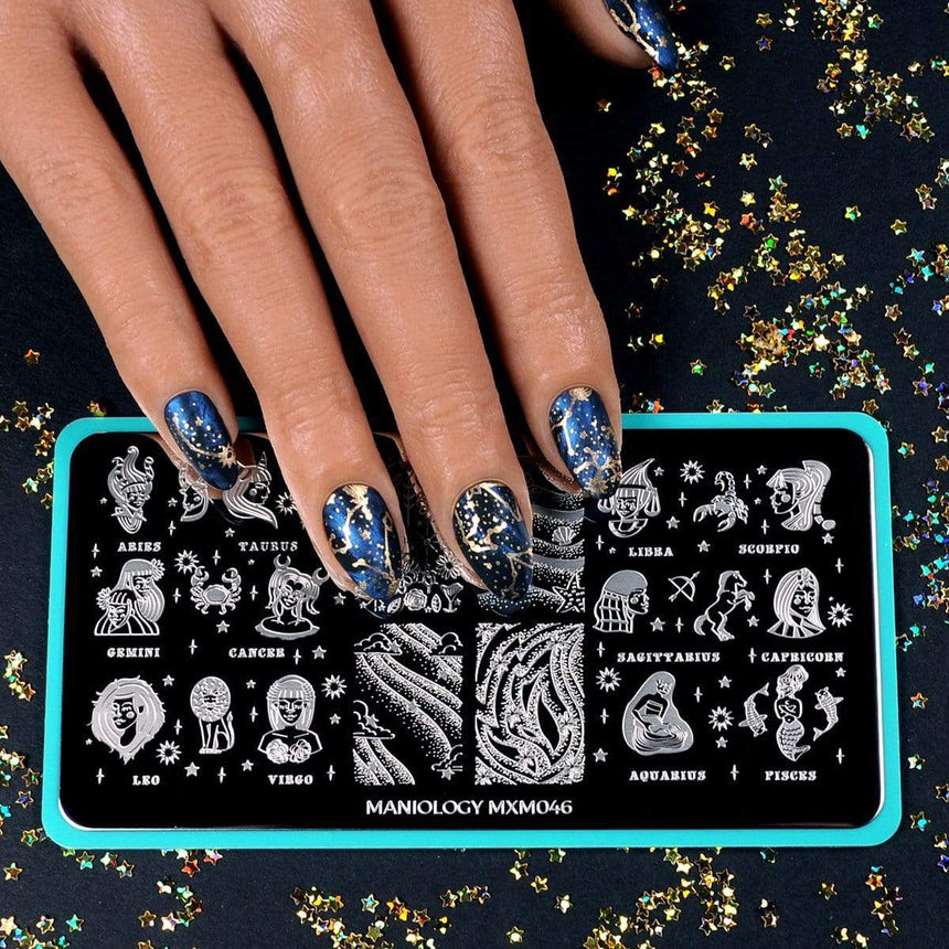 Star Signs: Zodiac ID (MXM046) - Nail Stamping Plate