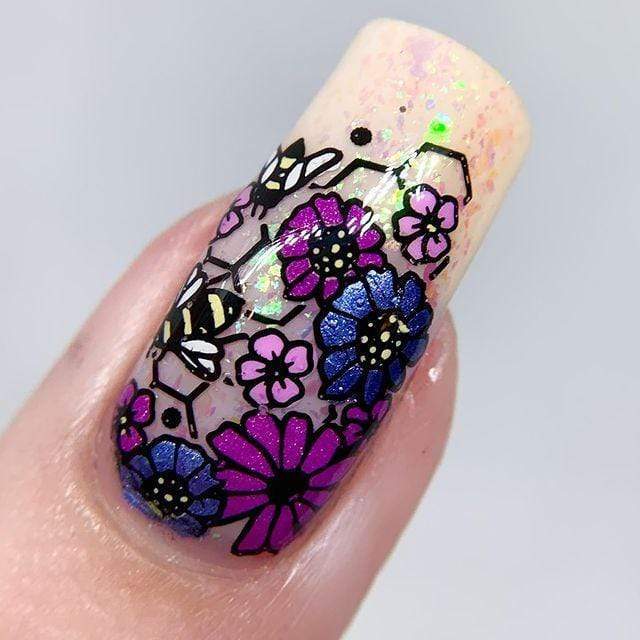 Fairy Kingdom: Fae Garden (MXM054) - Nail Stamping Plate