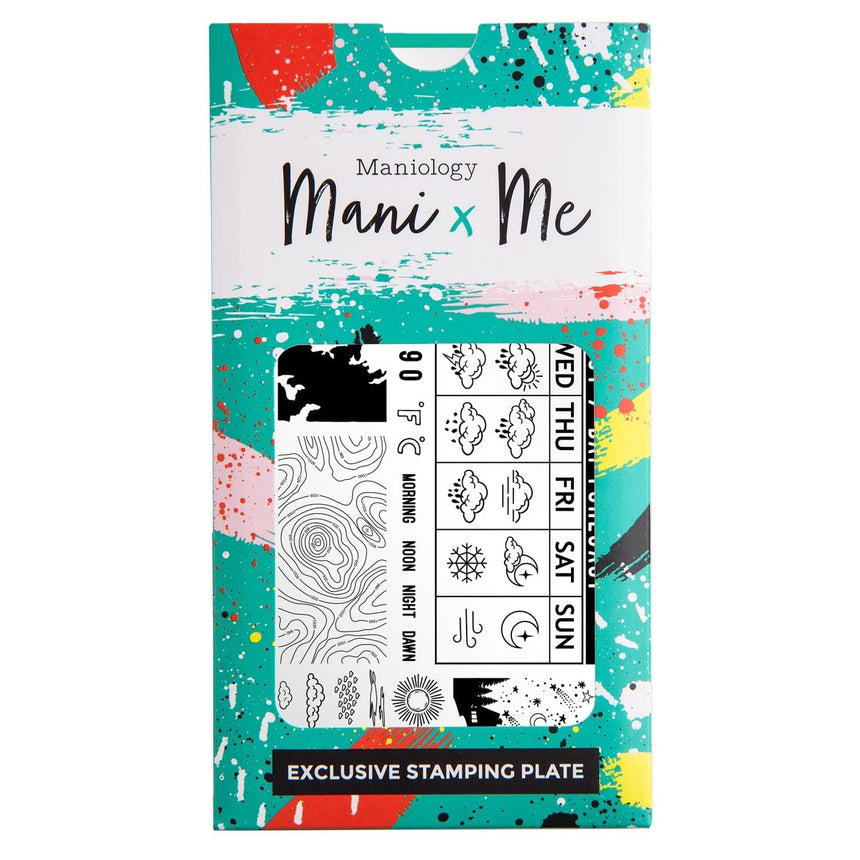 Storm Chaser: Weather Forecast (MXM077) - Nail Stamping Plate