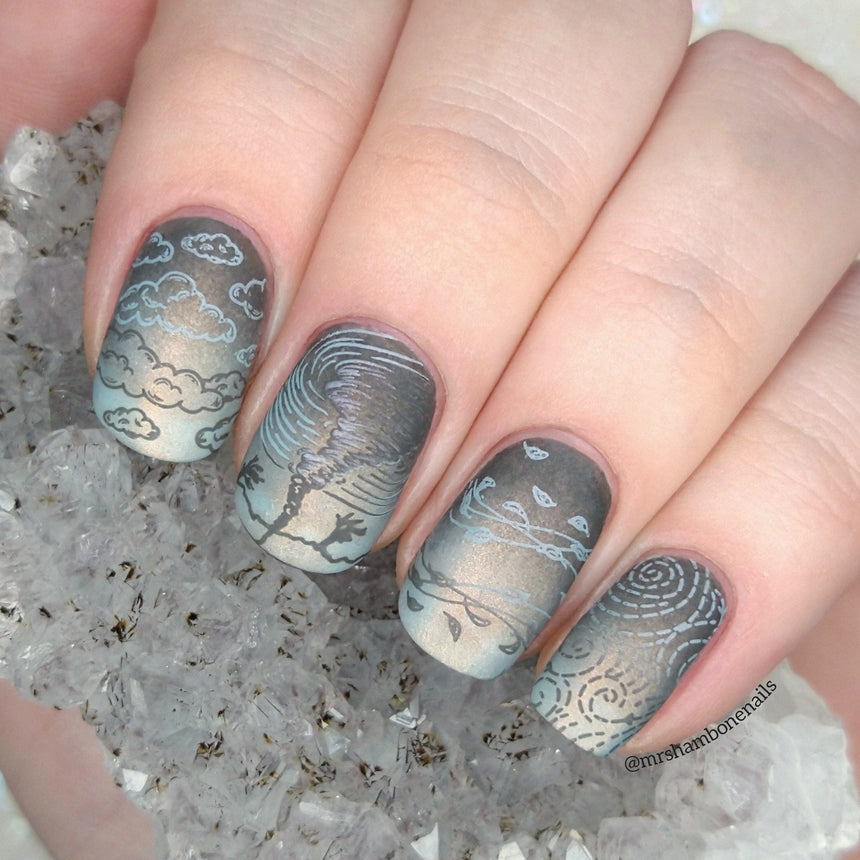 Storm Chaser: Eye of the Storm (MXM078) - Nail Stamping Plate