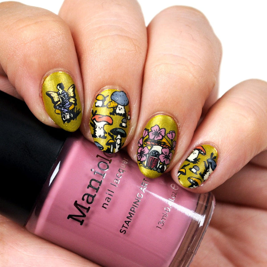 Enchanted: Pixielight (MXM102) - Nail Stamping Plate