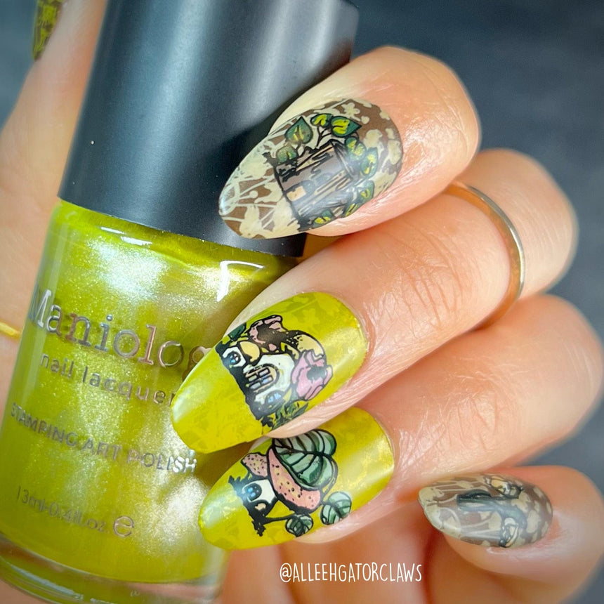 Enchanted: Pixielight (MXM102) - Nail Stamping Plate