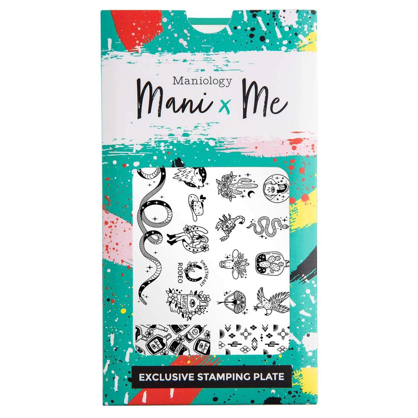 Wild West: Cowgirl Code (MXM061) - Nail Stamping Plate