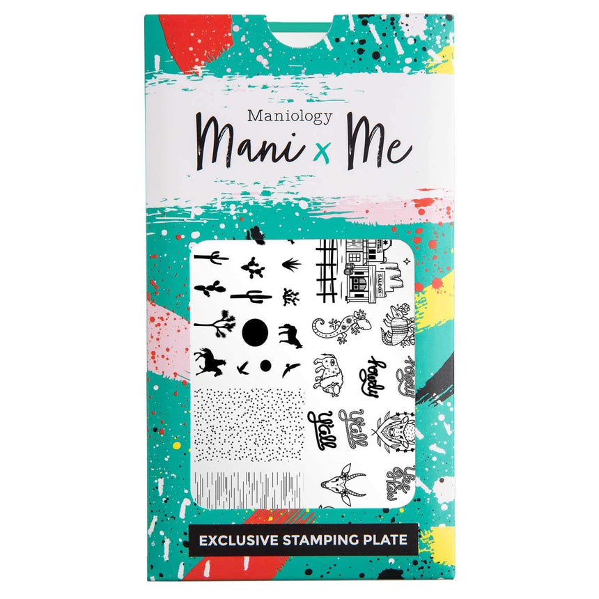 Wild West: Last Rodeo (MXM062) - Nail Stamping Plate