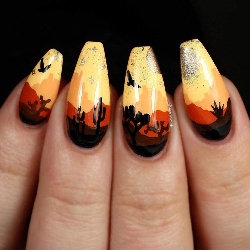 Wild West: Last Rodeo (MXM062) - Nail Stamping Plate