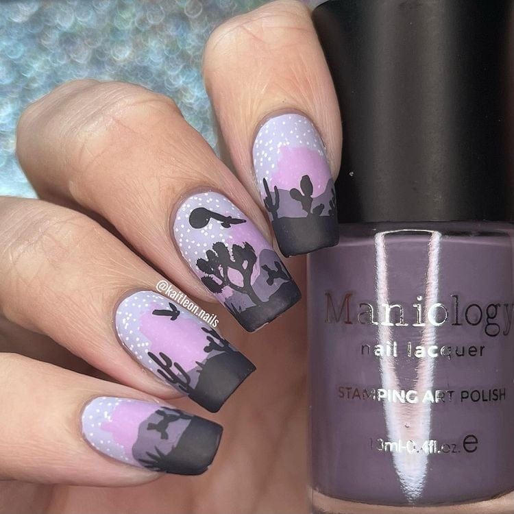 Wild West: Last Rodeo (MXM062) - Nail Stamping Plate