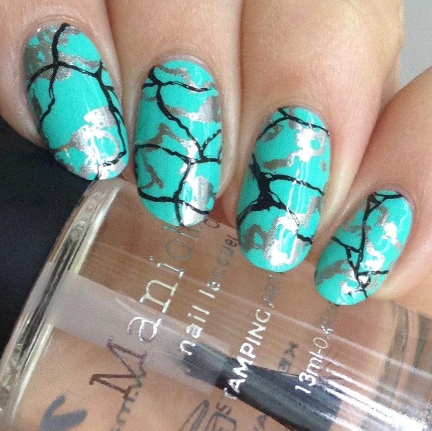 Absolute Gem: Marbled Magic (MXM022) - Nail Stamping Plate