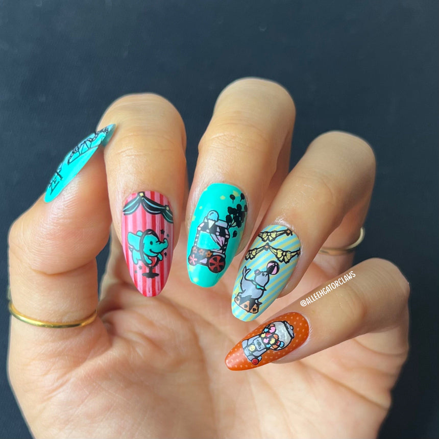 Fun Fair: Tickets to Fun (MXM094) - Nail Stamping Plate