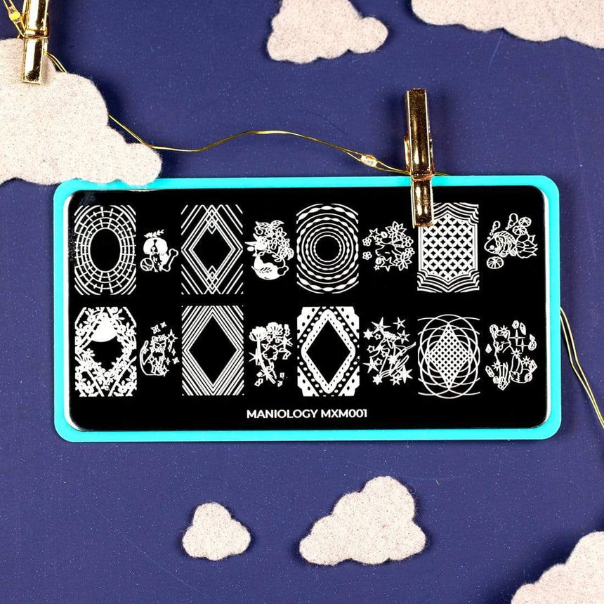 Dreamland: Dream Menagerie (MXM001) - Nail Stamping Plate