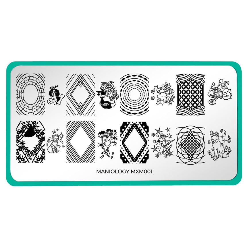 Dreamland: Dream Menagerie (MXM001) - Nail Stamping Plate