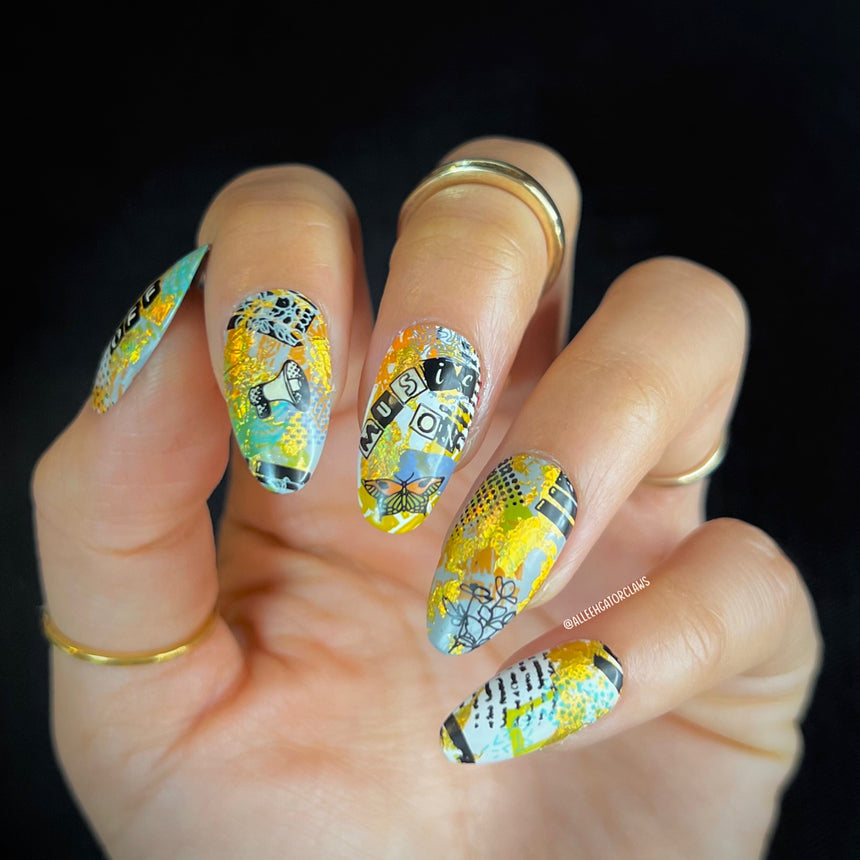 Maximalist: Cut & Curate (MXM095) - Nail Stamping Plate