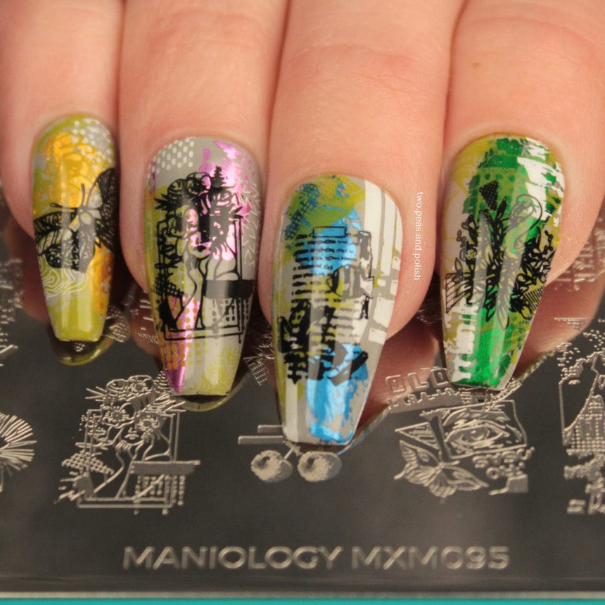 Maximalist: Cut & Curate (MXM095) - Nail Stamping Plate