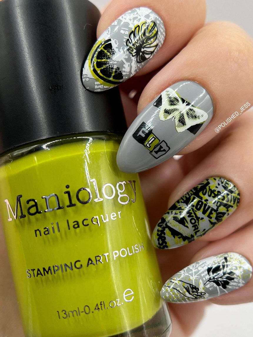 Maximalist: Cut & Curate (MXM095) - Nail Stamping Plate