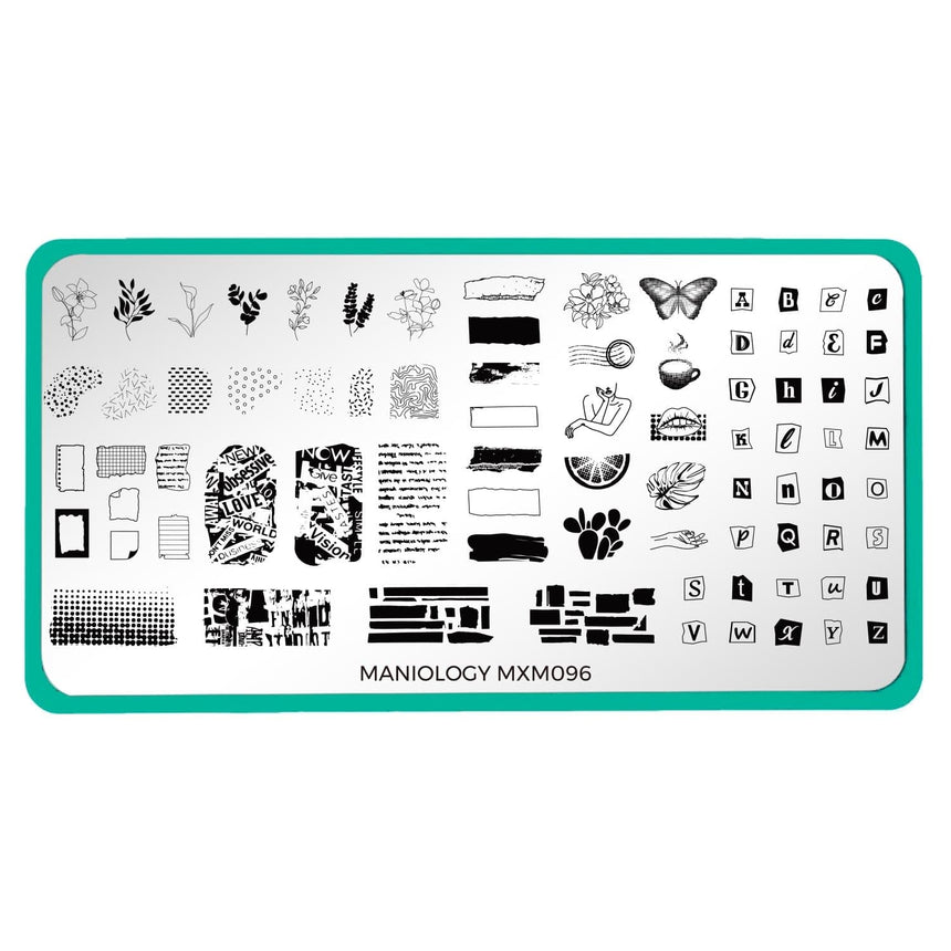 Maximalist: Deco Collision (MXM096) - Nail Stamping Plate