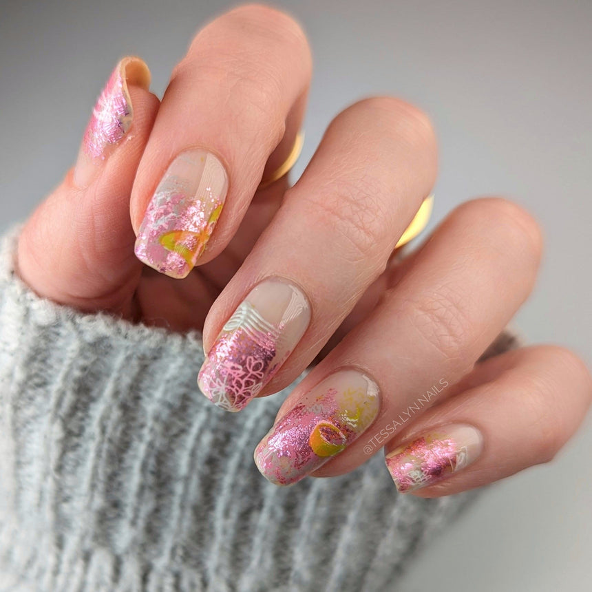 Maximalist: Deco Collision (MXM096) - Nail Stamping Plate