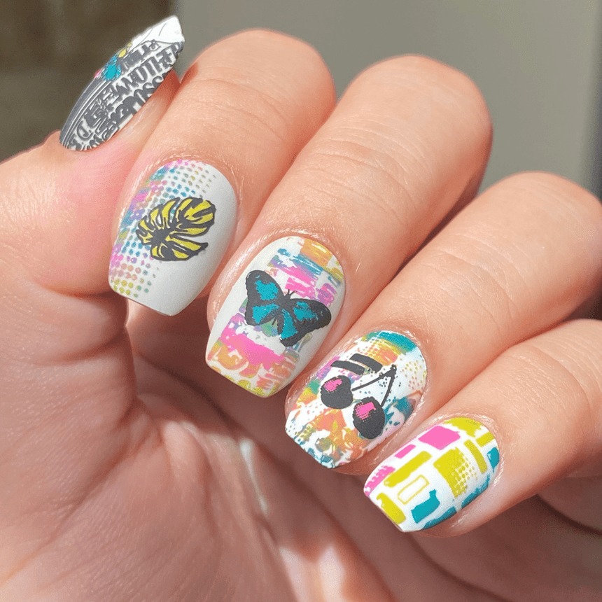 Maximalist: Deco Collision (MXM096) - Nail Stamping Plate