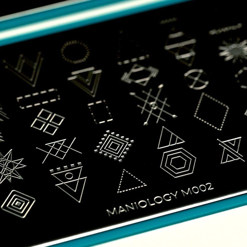 Minimalist Galaxy: Stellar Shapes (M002) - Nail Stamping Plate