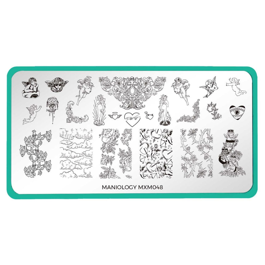 Devils & Angels: Cherubs of Chaos (MXM048) - Nail Stamping Plate
