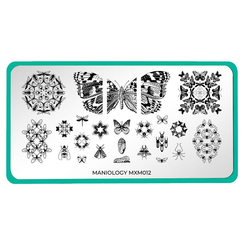 Metamorphosis: Infinite Flutter (MXM012) - Nail Stamping Plate