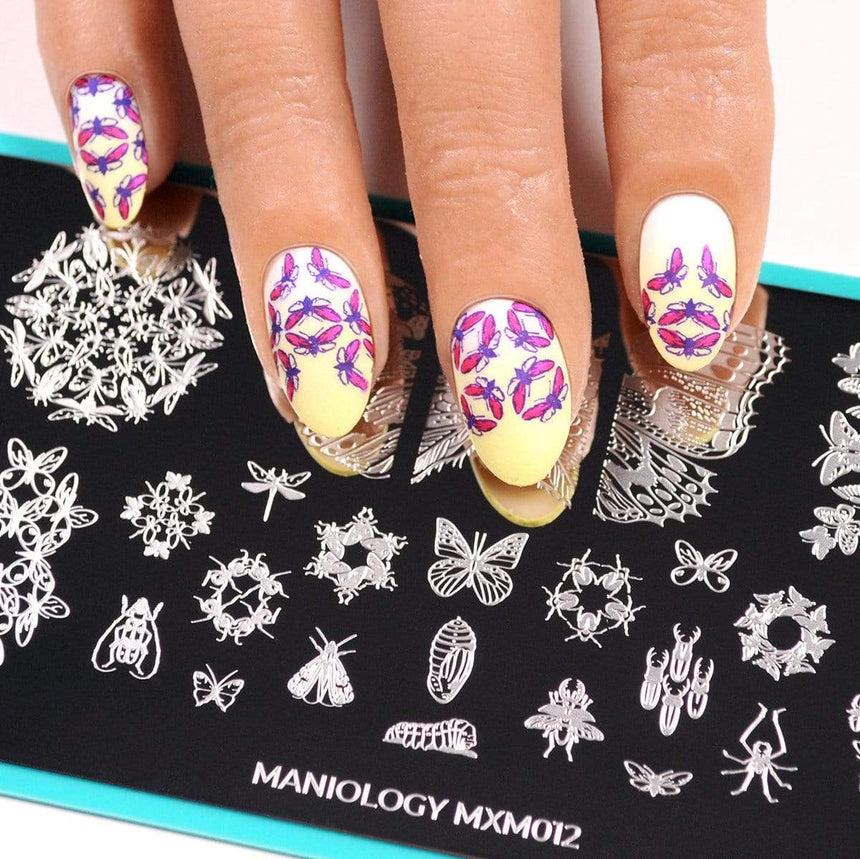 Metamorphosis: Infinite Flutter (MXM012) - Nail Stamping Plate