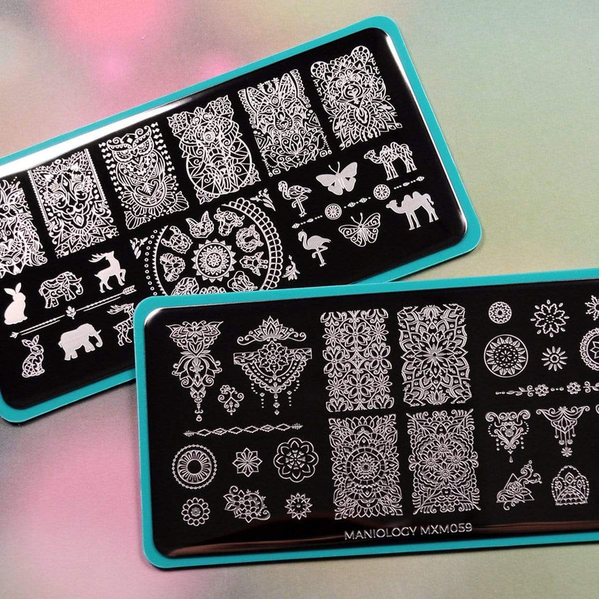 Mandala: Centered Calm (MXM059) - Nail Stamping Plate