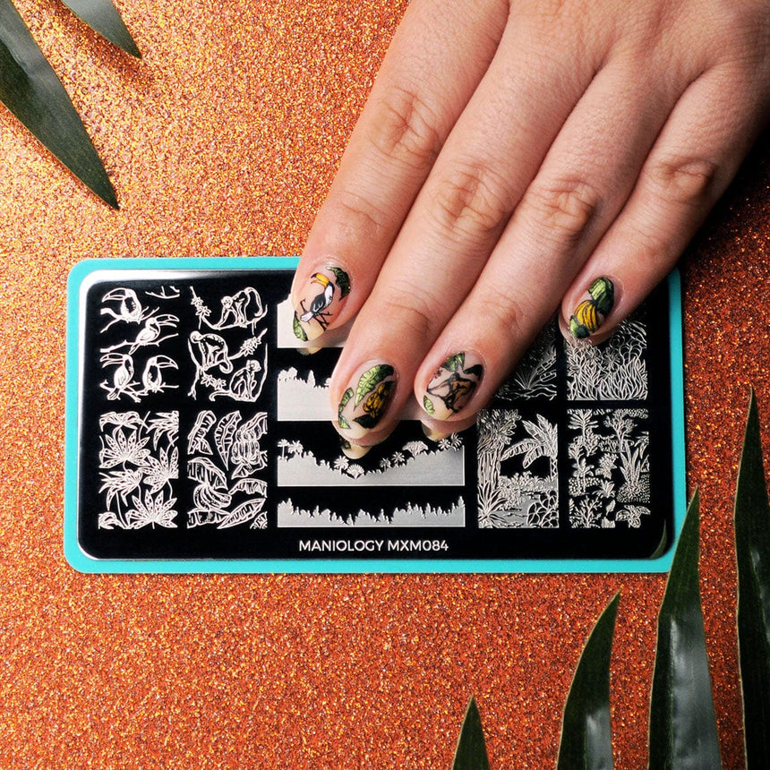 Into the Wild: Treetop Chorus (MXM084) - Nail Stamping Plate