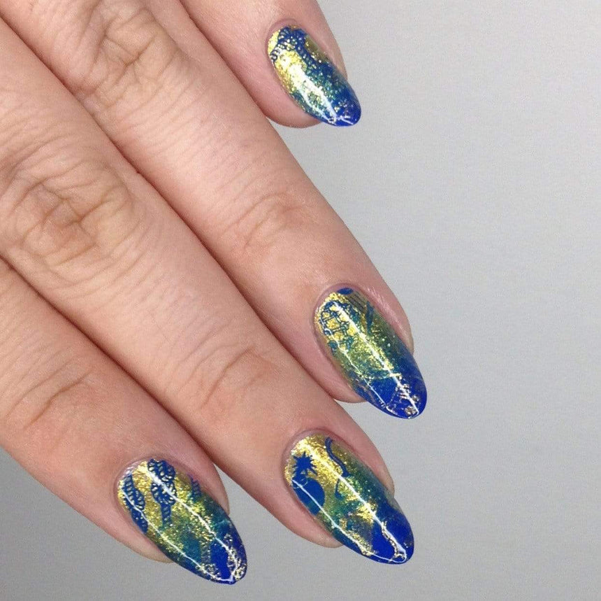 High Seas: Lost Treasure (MXM057) - Nail Stamping Plate