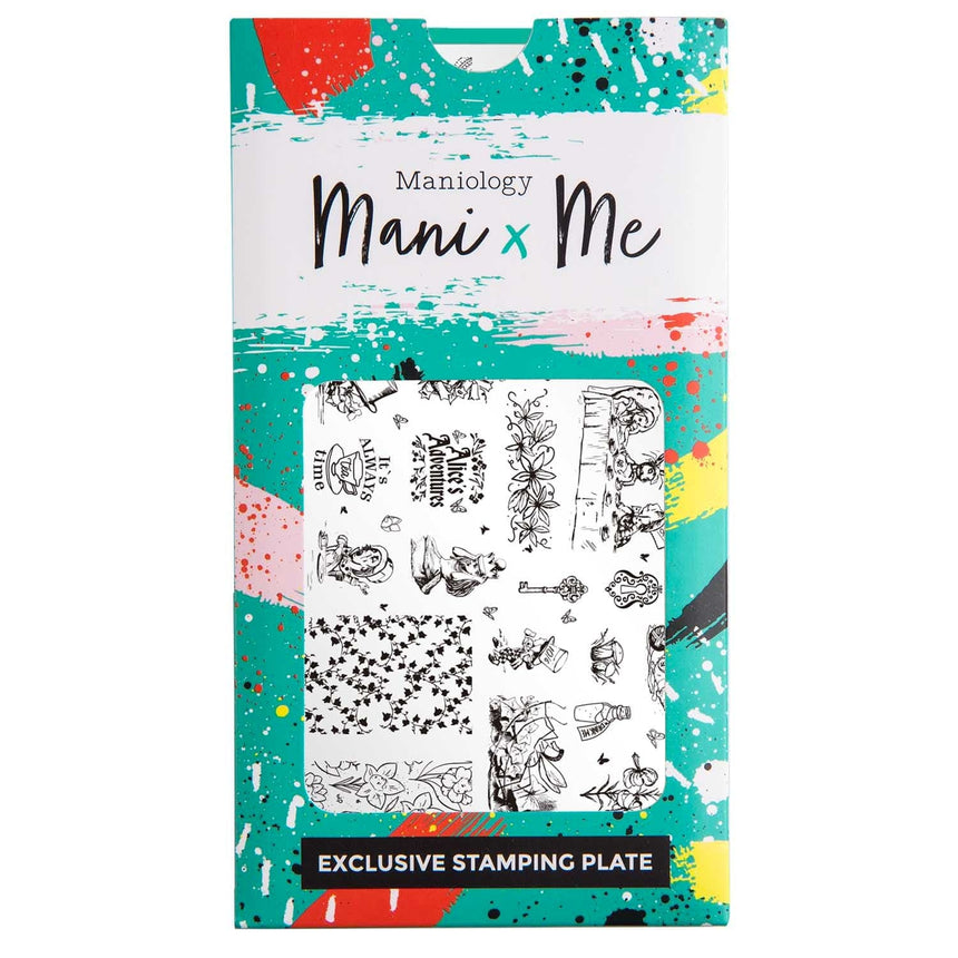 Through the Looking Glass: Mad for Tea (MXM099) - Nail Stamping Plate