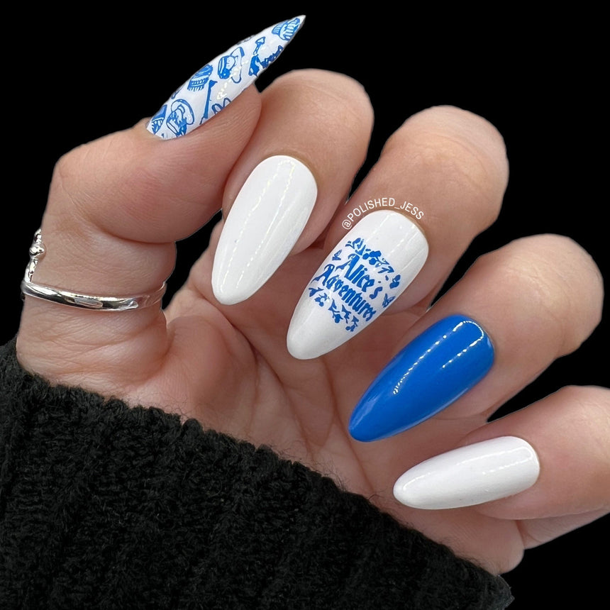 Through the Looking Glass: Mad for Tea (MXM099) - Nail Stamping Plate