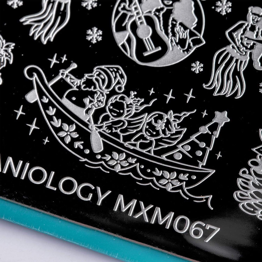 Tropical Holiday: Hula Days (MXM067) - Nail Stamping Plate