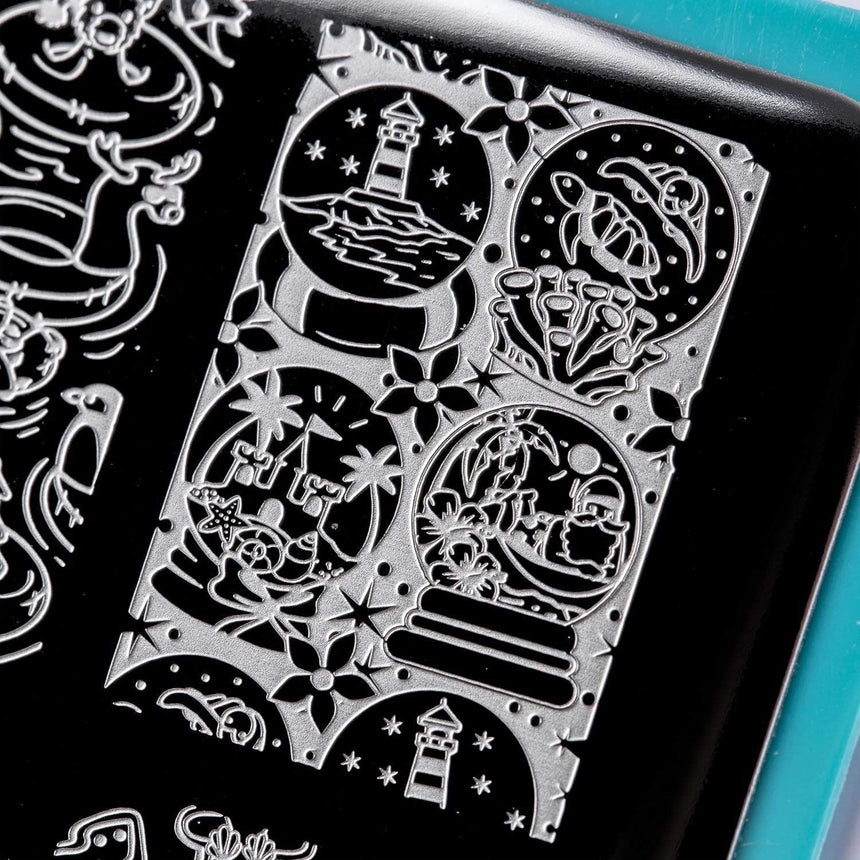 Tropical Holiday: Hula Days (MXM067) - Nail Stamping Plate