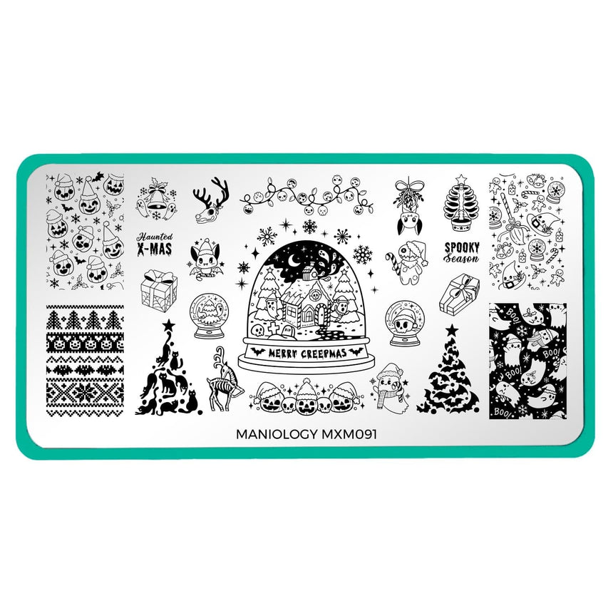 Merry & Fright: Creepmas Cheer (MXM091) - Nail Stamping Plate